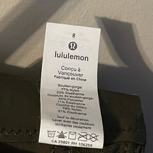 EUC Lululemon Stash It All Bra - Picture 5 of 5